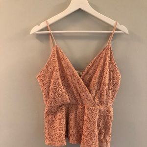 Crop Top Lace Tank